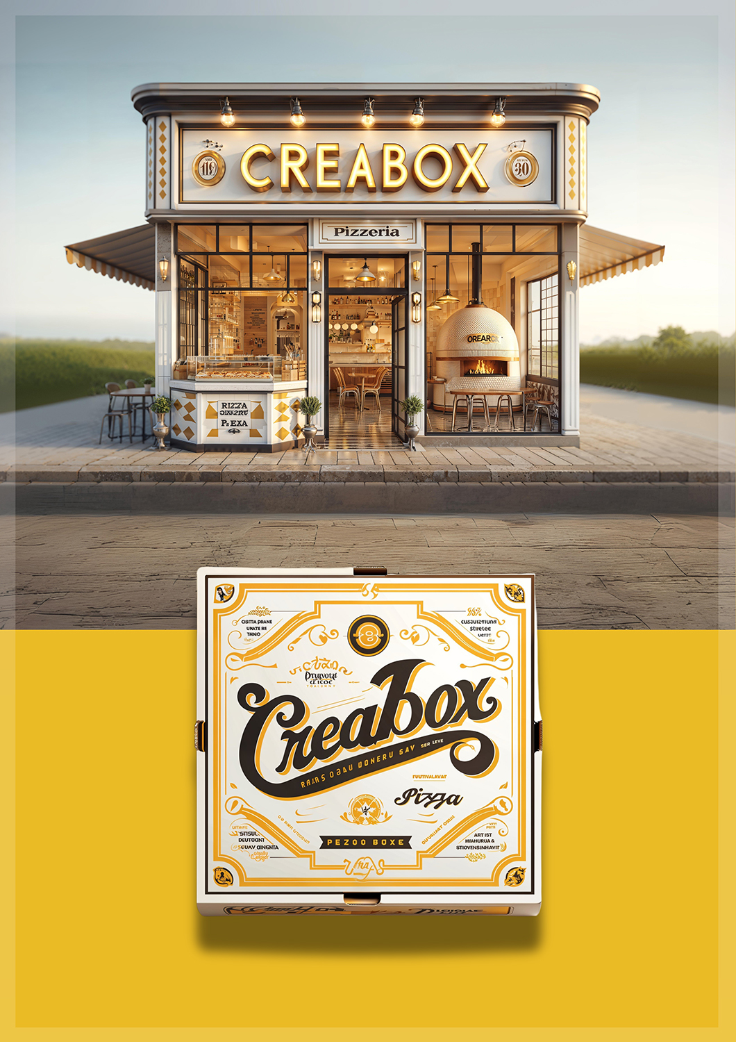 Creabox concepte de pizzeria + boite perso - 2